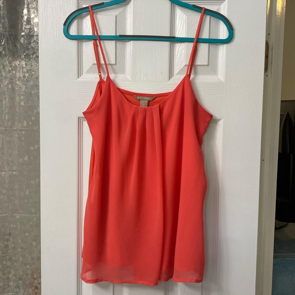 Banana Republic Salmon Colored Flowy Tank Top